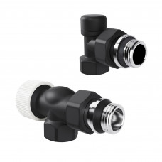 Набор термостатический осевой Royal Thermo Design 1/2"М30х1,5 Черный